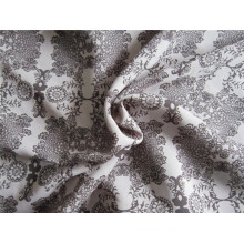 Composite Yarn Imitation Silk Satin Fabric with Printing (XSC002))